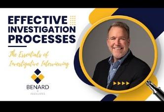 The Essentials of Investigative Interviewing