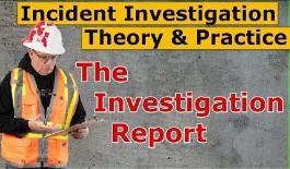Write incident investigation report